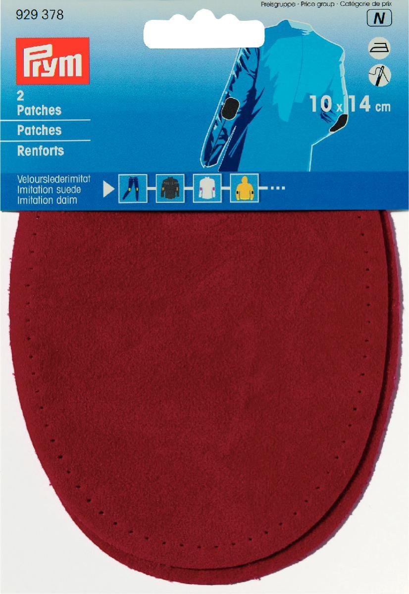 Prym 929378 Patches Imitation Suede Iron-on 10 x 14 cm red