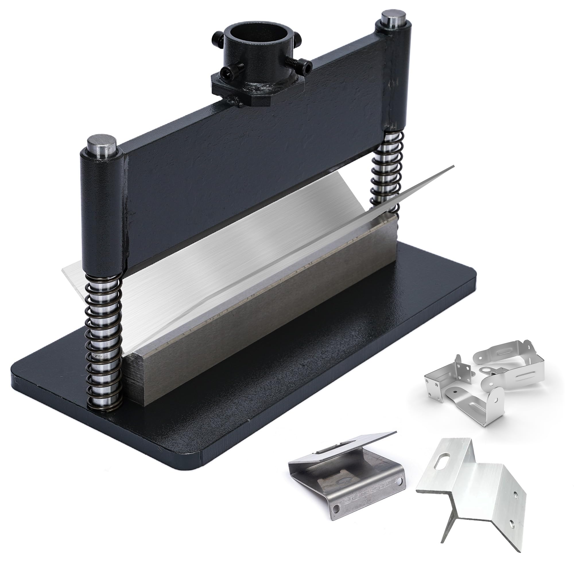 lesolar 30,5 cm Abkantpressenaufsatz, robustes Metallbiegewerkzeug, hydraulischer Pressaufsatz, hydraulische Boden-Werkstattpresse, Doppelfeder-Design, funktioniert mit Standard-Hydraulikpresse mit 12