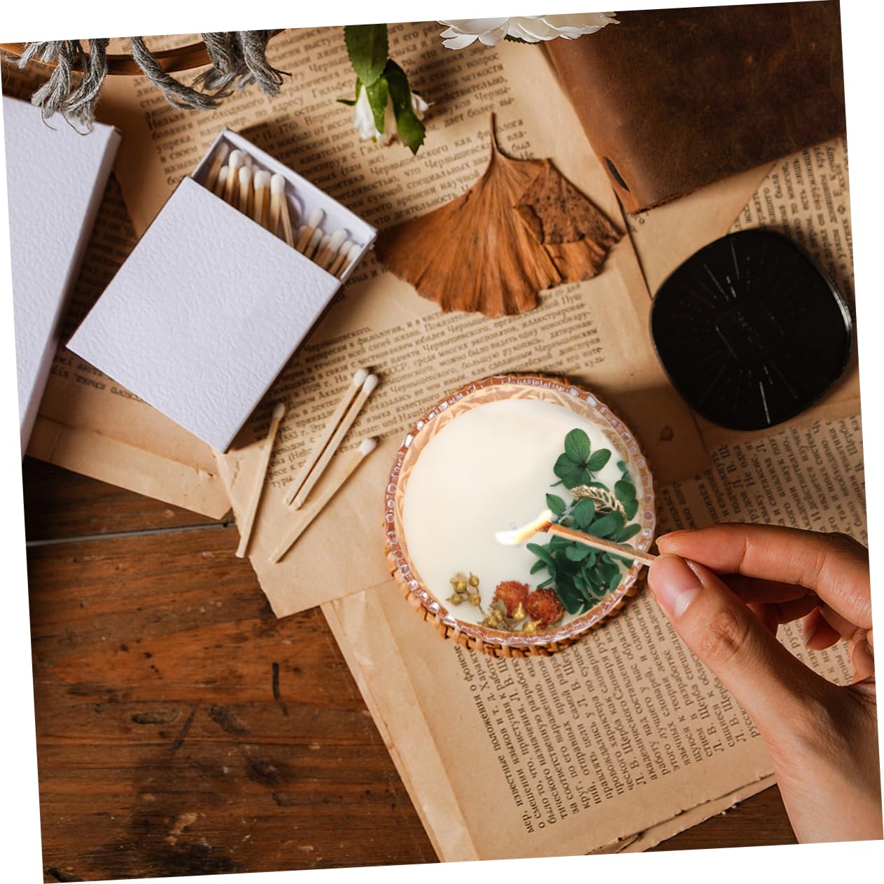 PRETYZOOM Velas de Aromaterapia de Cera de Soja sin Humo para Escritorio Velas Aromáticas Perfumadas para Aromaterapia Doméstica