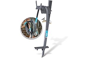 Aqua Joe Garden Hose Stand with Spigot Extender