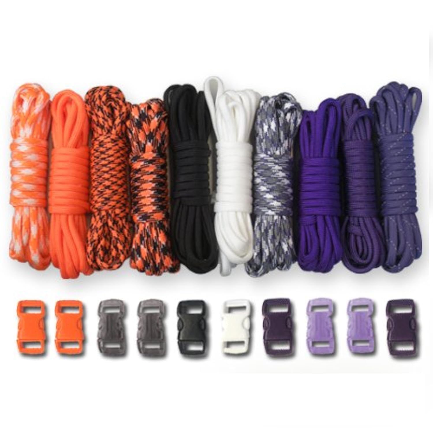 PARACORD PLANET 550lb Type III Paracord Combo Crafting Kits with Buckles — view 34