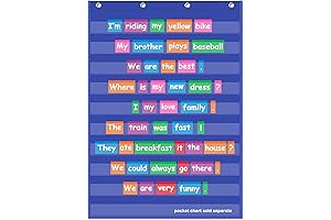 EAMAY Standard Pocket Chart: Perfect Companion for Classroom and Home Learning