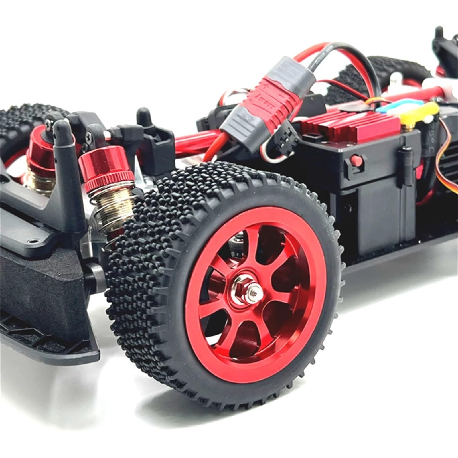 Accessori RC Per MJX 14302 14301 1/14 4xMetal Wheel Pneumatici Per Rally Ruote RC Auto Aggiornamento Modifica Parti Riparazione