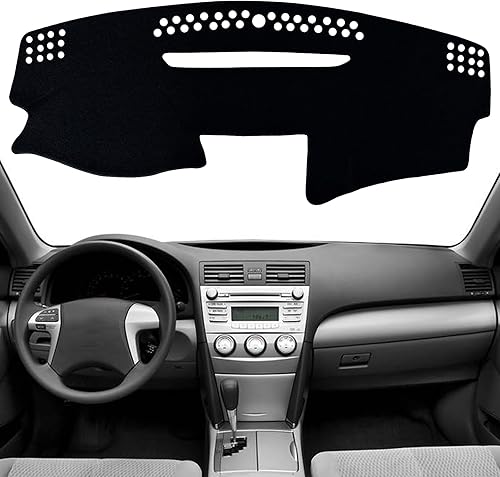 KEEGTBOX Funda protectora para salpicadero interior compatible con Toyota Camry LE CE XLE Sedan 2007 2008 2009 2010 2011 cubierta de salpicadero