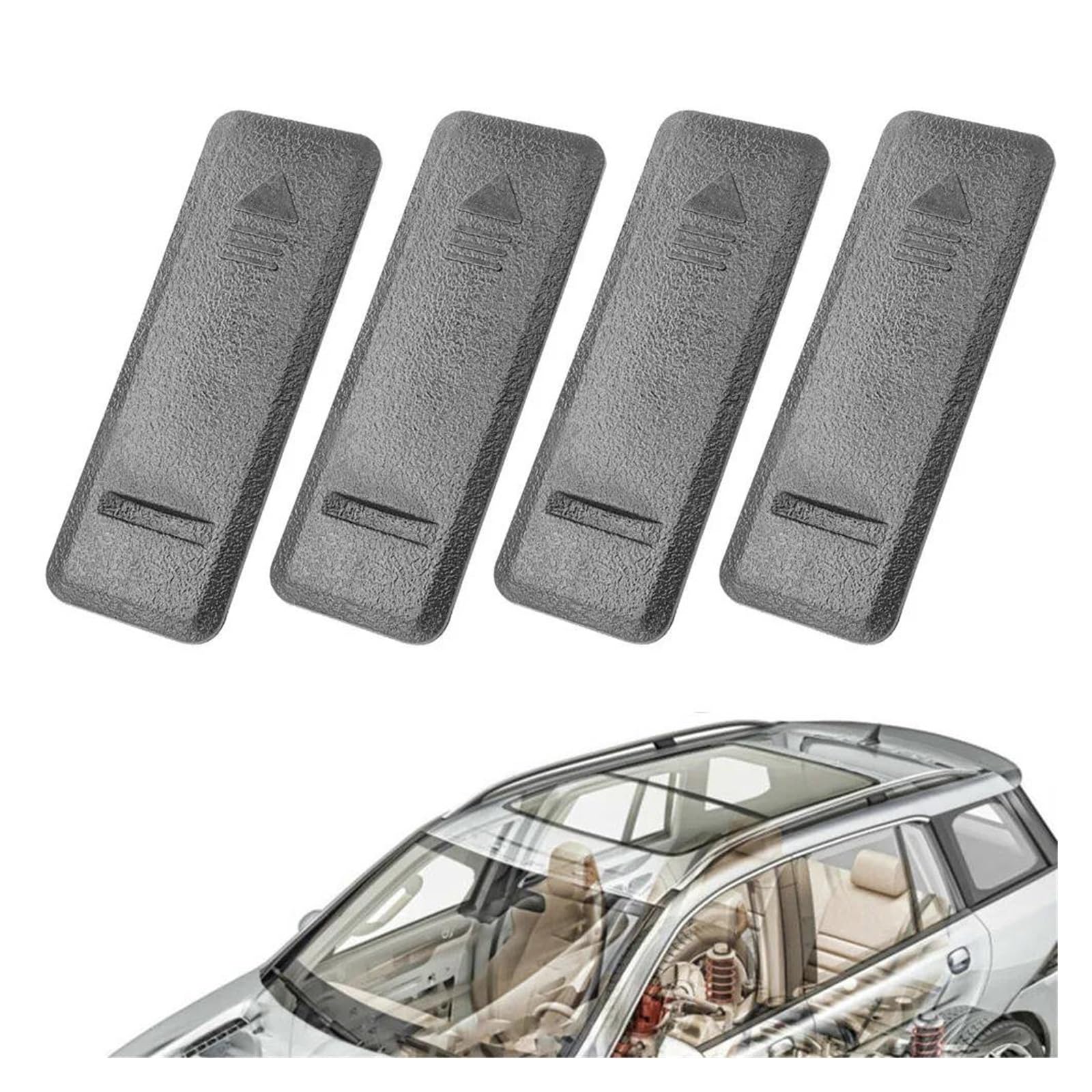 Tappo Copertura Rimorchio Paraurti Posteriore Per Hyundai I30 – Ricambio In ABS Nero OEM 86667-1Z000