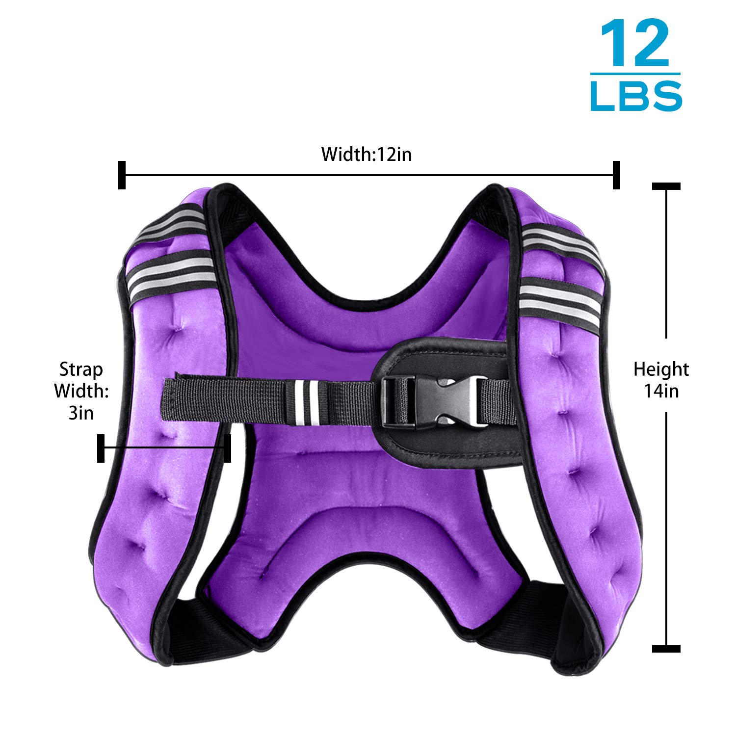 Henkelion Weighted Vest Weight Vest for Men Women Kids Weights Included, Body Weight Vests Adjustable for Running, Training Workout, Jogging, Walking