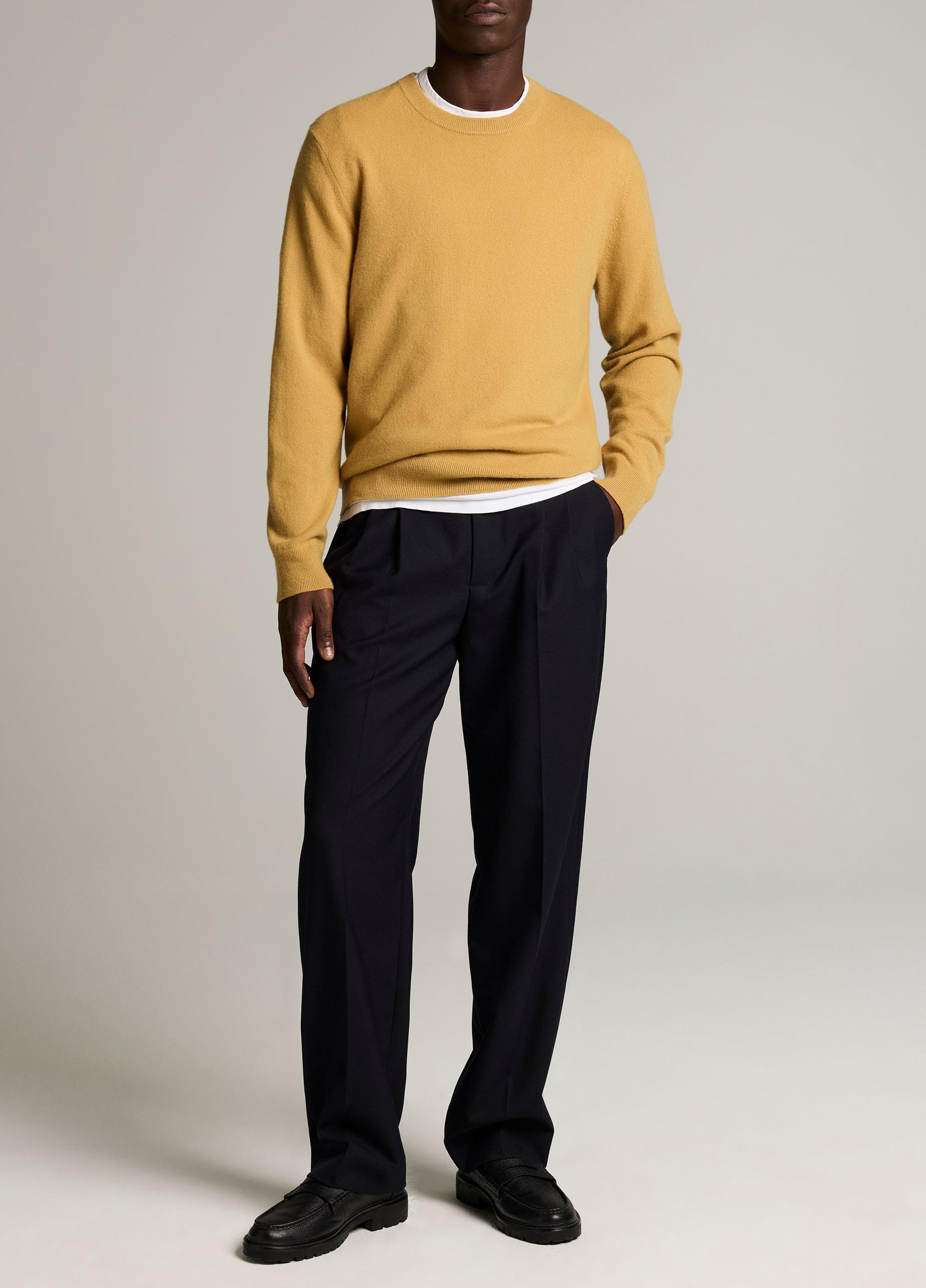 Vince Herren L/S Crew Pullover (1er Pack)