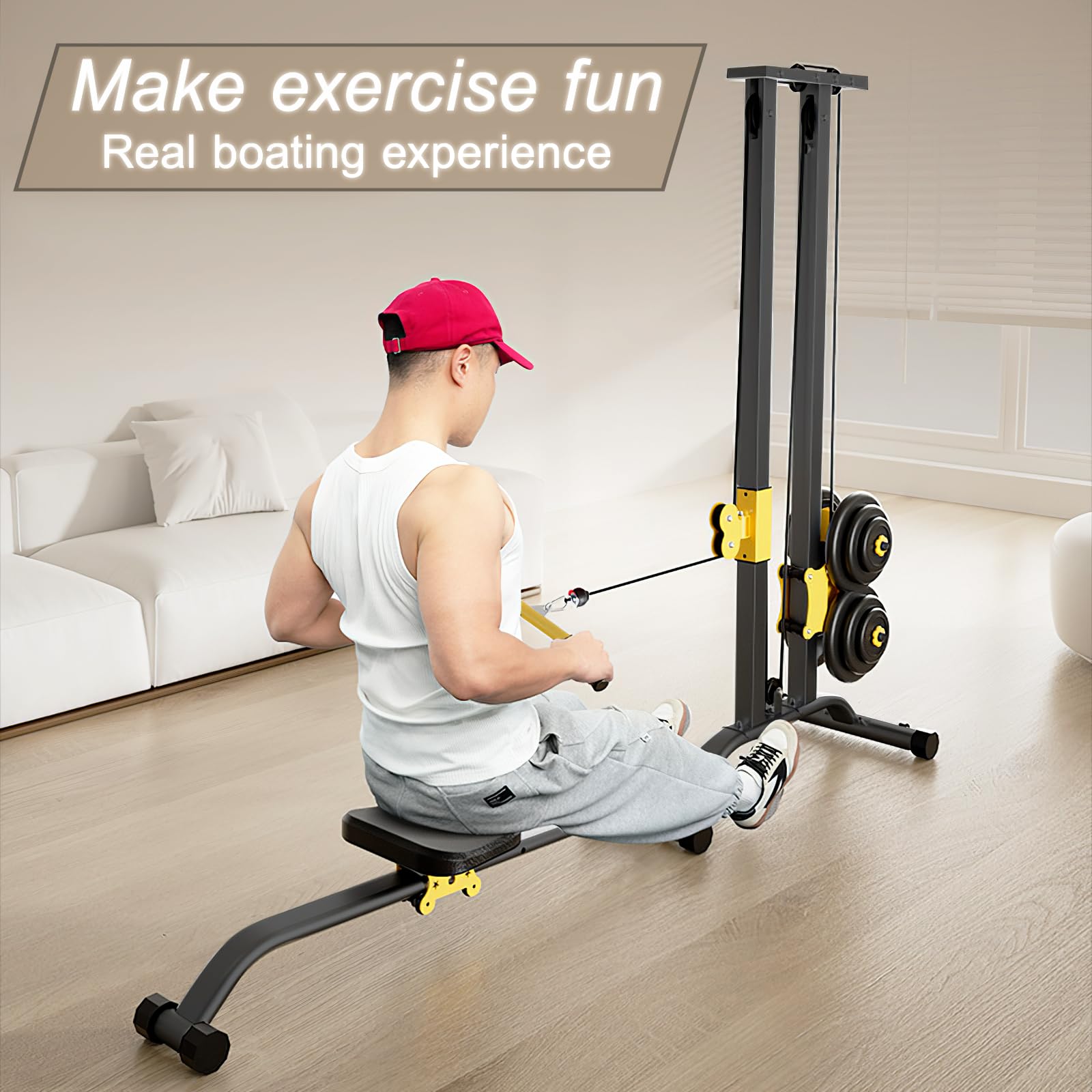 Pull Down Machine, Multifunctional Sitting Row Cable Machine with