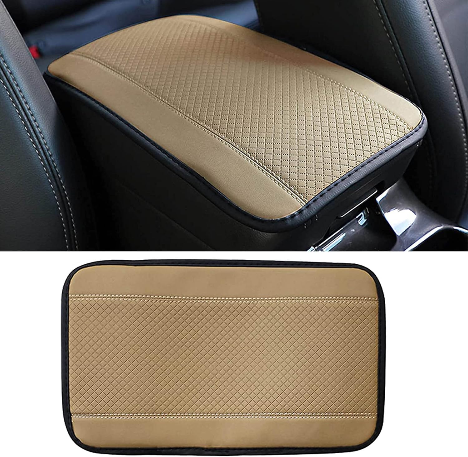 NGHEY Pack1 Car Armrest Box Mat, Comfortable Waterproof