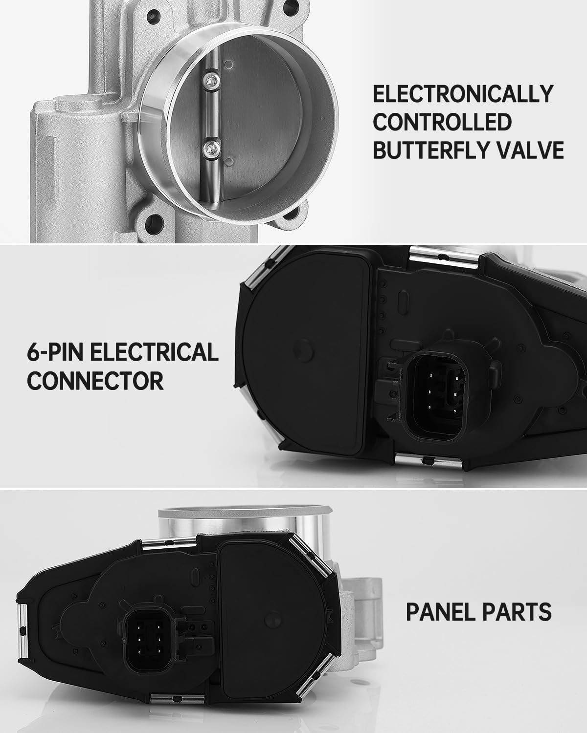 OKLPF Electronic Throttle Body Compatible with Chevrolet Buick GMC Pontiac Saturn & Suzuki Models Five Hundred Freestyle Montego 2008-2011 3.0L V6 ，Replacement Number S20017 & TB1034