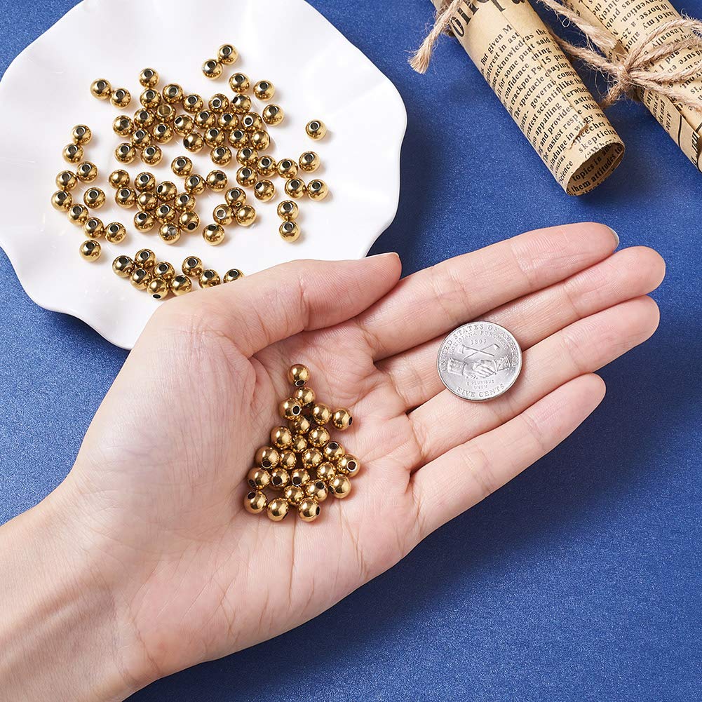 Distanziatore Rotondo Da 4,5 Mm Con Ossido Di Zirconio - Gold Filled Granato X1 P 490191 - Foto 6