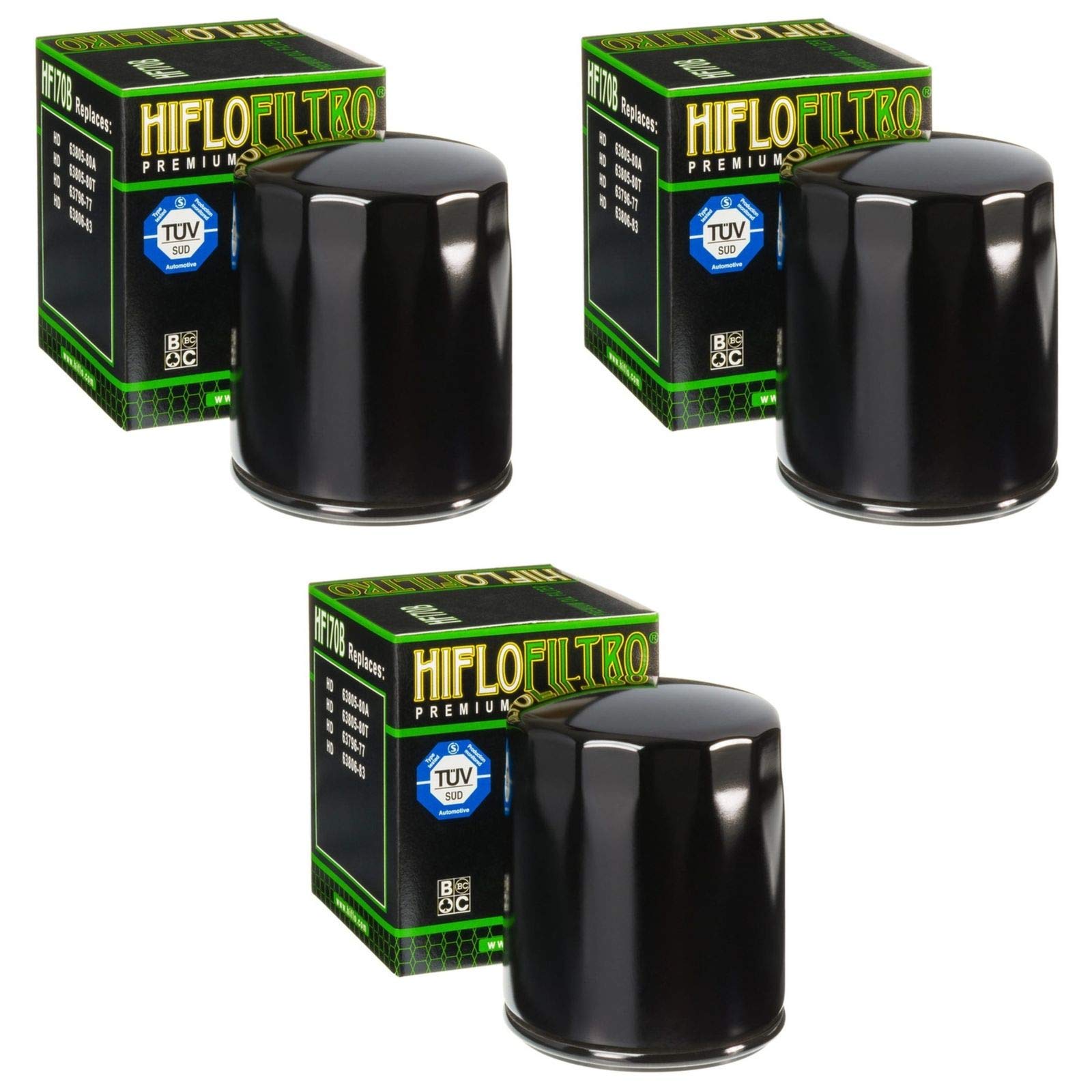 Buy 3x oil filter Harley Davidson XL 1200 L Sportster Low 0709 Hiflo
