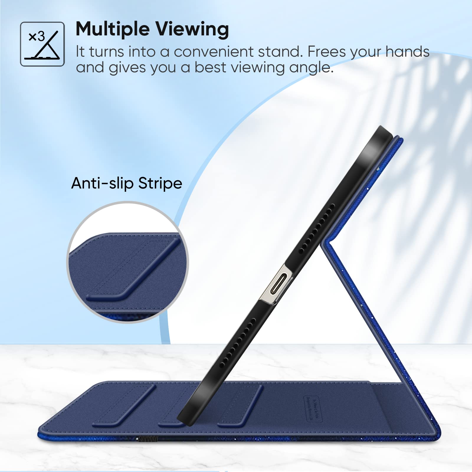 Fintie Folio Case for iPad mini 7 (A17 Pro) 2024 / iPad mini 6