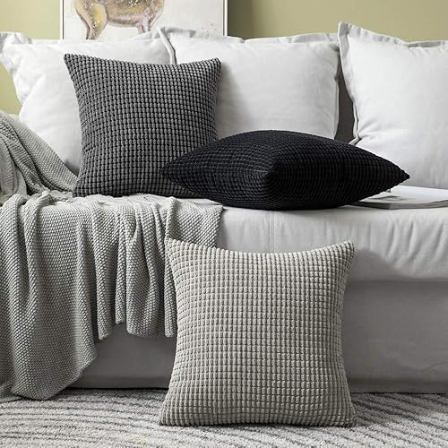 Vista 86 de MIULEE - Fundas de almohada decorativa Funda de cojín suave y sólida para sofá cama Dormitorio.