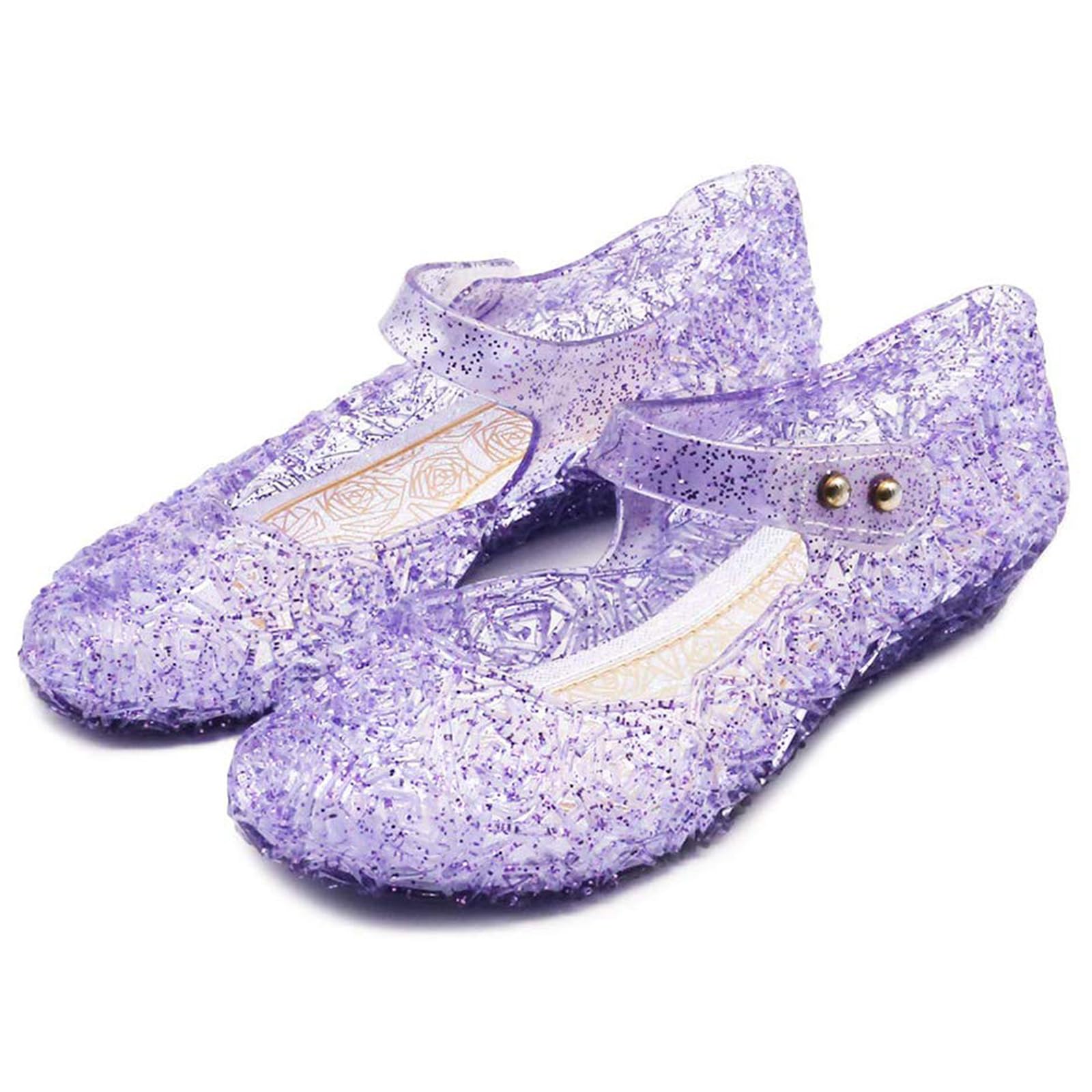 Princess Girls Shoes Cinderella Snow Queen Dress Up Shoes Halloween Cosplay Fancy Dress Up for Girls