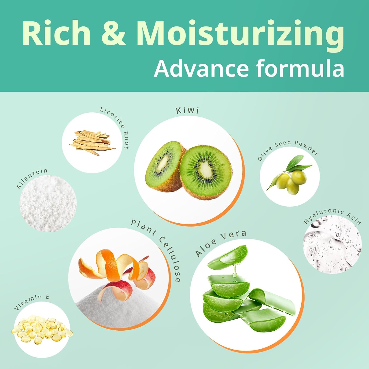 BIOCHEM Fruit Gel Face Scrub, Gentle Face Exfoliator Deep Clean Facial Scrub for black head remover for face, Exfoliating, Smooth, Hydrated, Daily Facial Scrub for All Skin Types (7.1 fl oz / 200 g) - Image 4