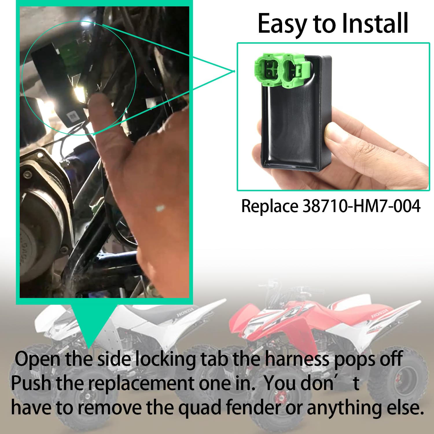 Cooling Fan Control HONDA UNIT 38710-HM7-004 TRX450S TRX 450 TRX450 ...