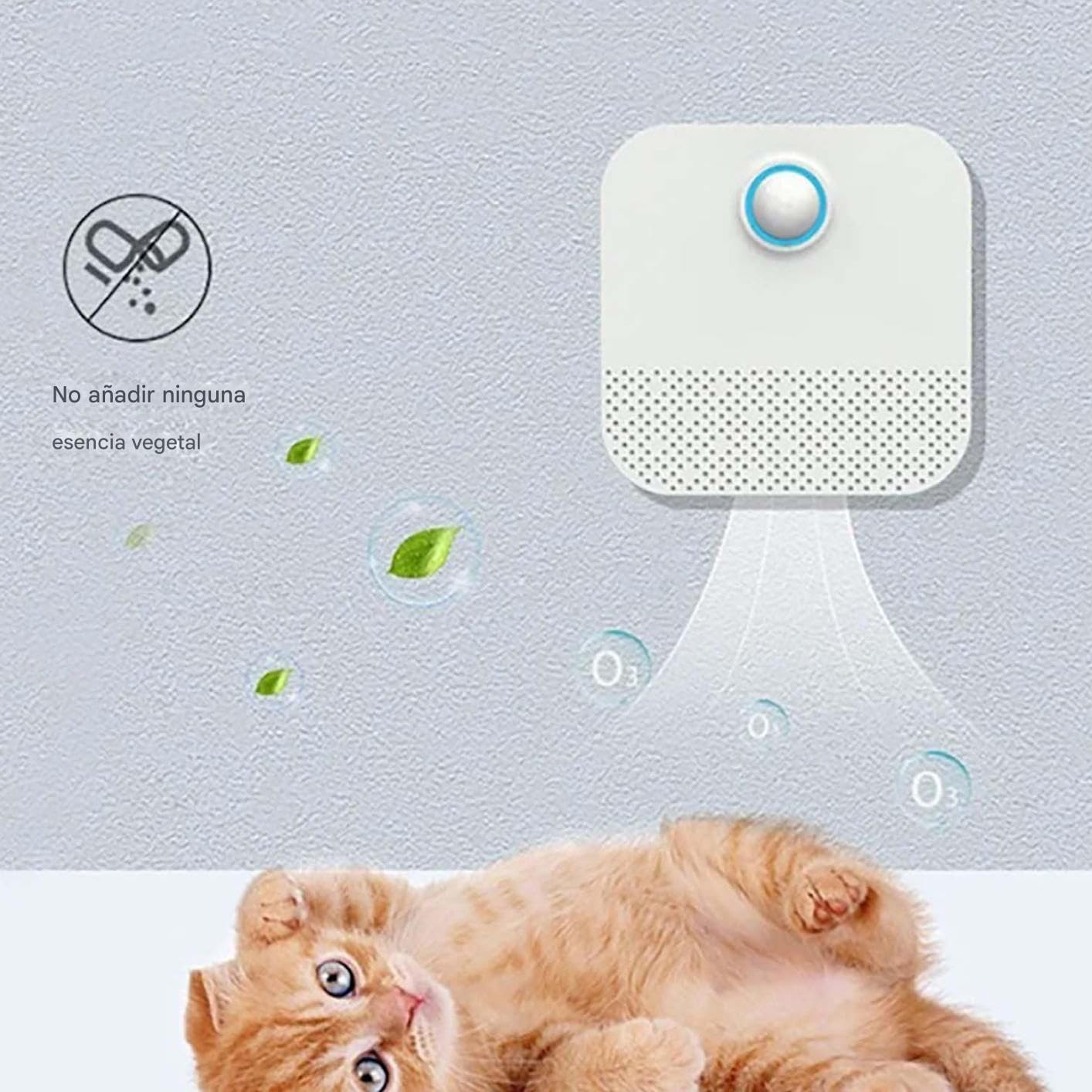 Deodorizer For Cats | Safe Air Purifier | Air Freshener For Litter Tray With Auto Sensor,For Home Indoor And Furniture Surfaces