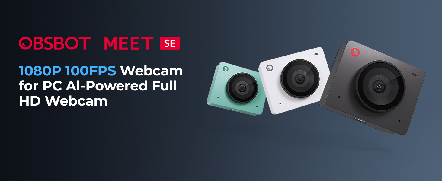 OBSBOT Meet SE 1080P 100FPS kamera internetowa do komputera