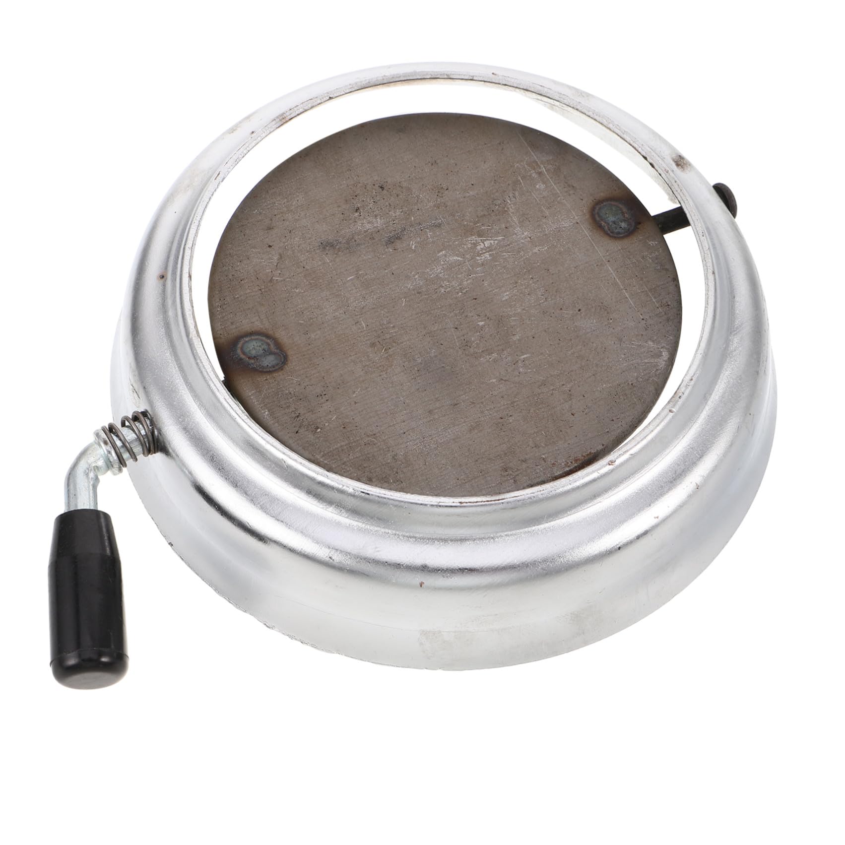 ULTECHNOVO Piastra in Ferro Multifunzione per Copertura Canna Fumaria, Regolatore di Tiraggio per Stufa a Legna e Carbone, Resistente Alte Temperature, Diametro 15cm, per Riscaldamento