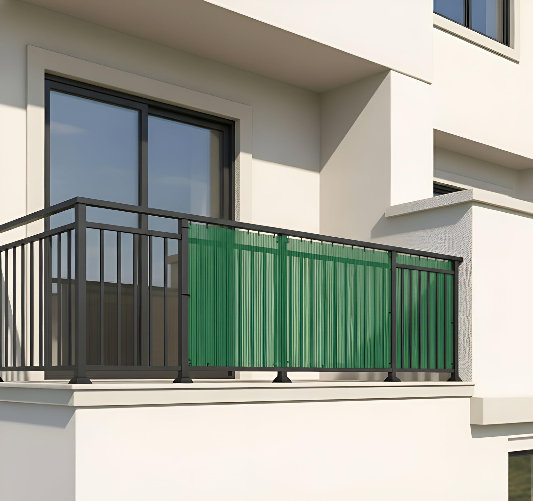 SAI Balaji Balcony Safety Net with Reinforced Edges |4.5 x 25 Ft |Green | HDPE | 90% Shade UV Resistant Protection Net for Balcony, Staircase & Terrace-picture-12