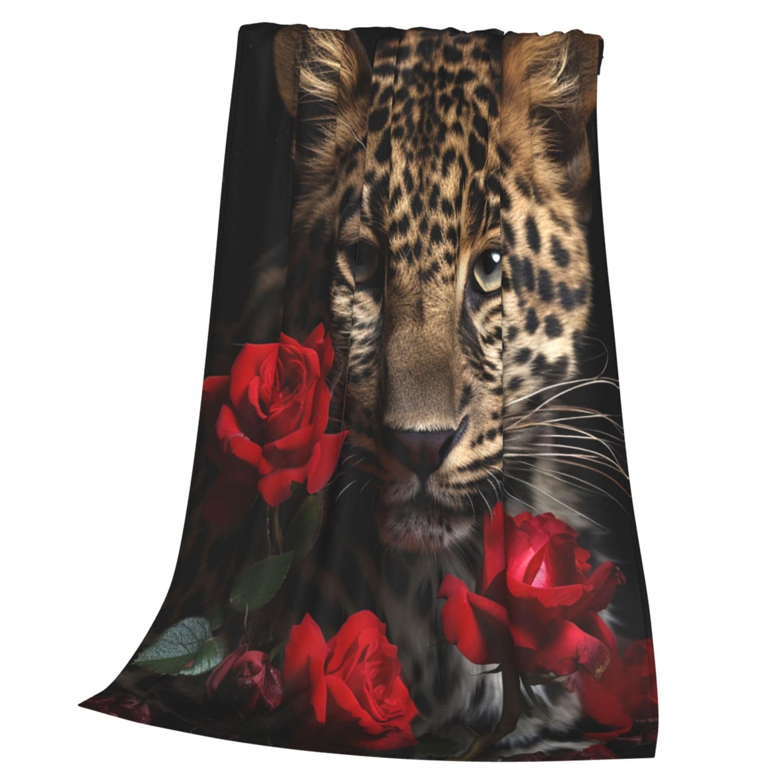 Couverture pour canapé motif léopard rose pour vos soirées cocooning au salon