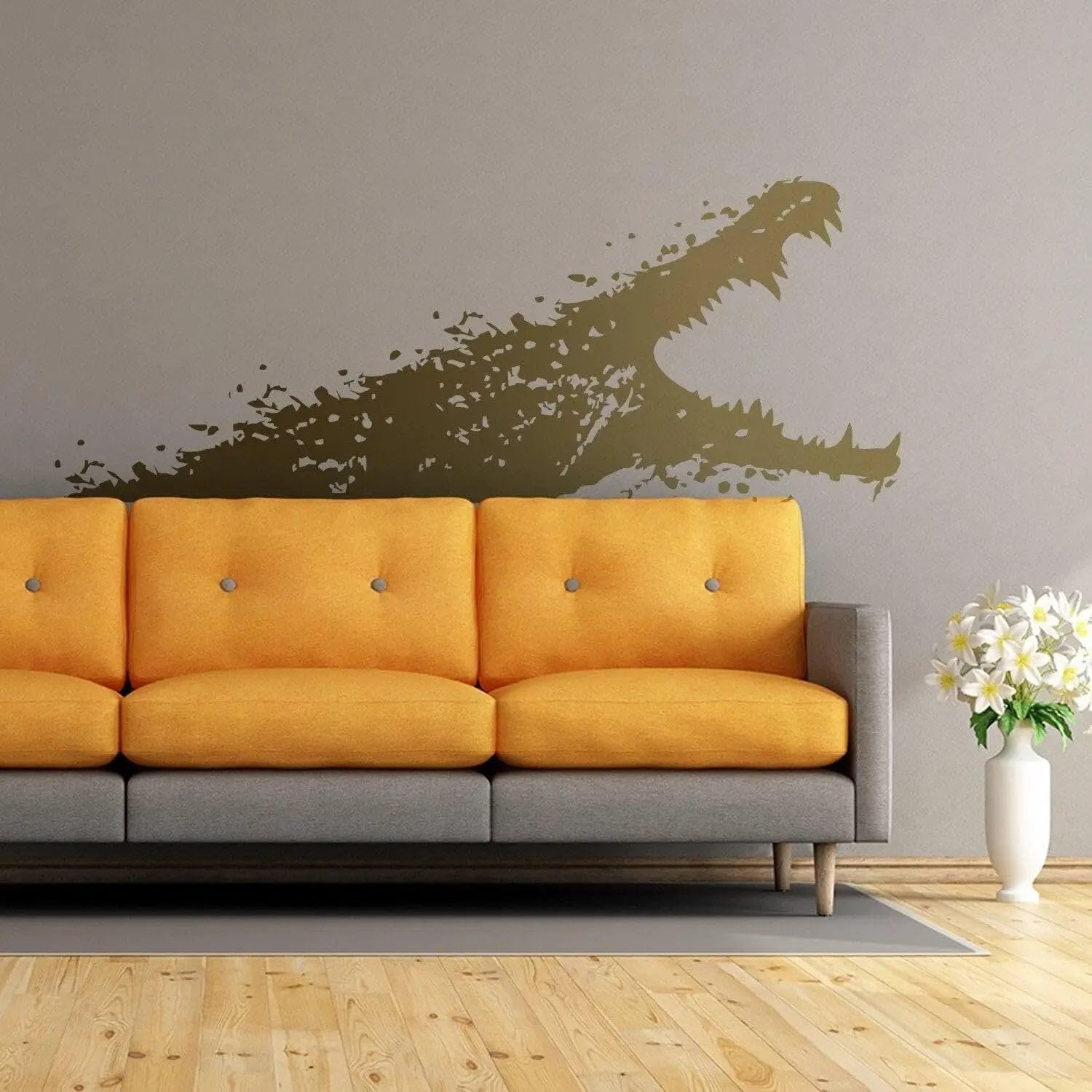 Adhesivo de vinilo para pared, diseño de aventura, 150 x 58 cm