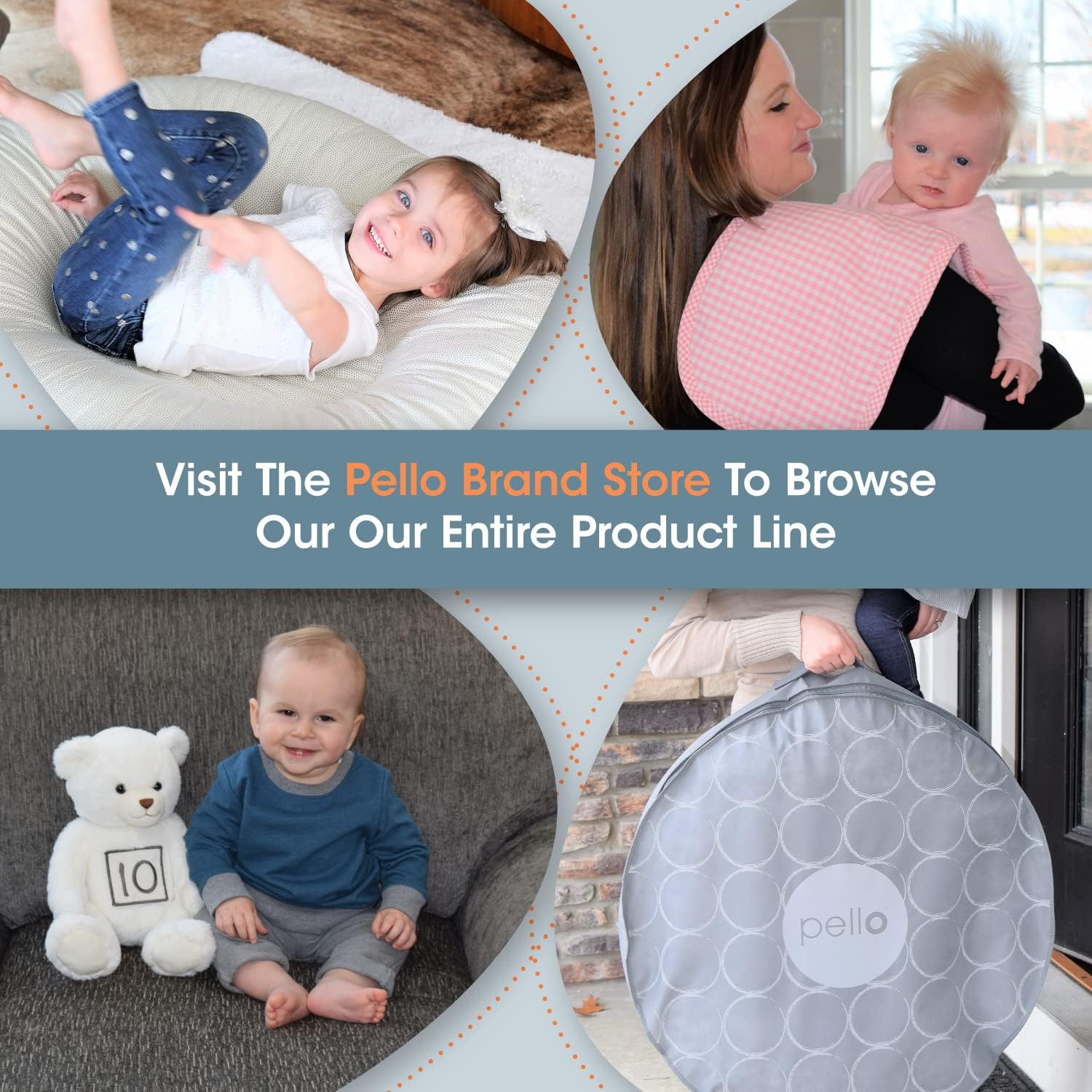 Pello Comfy Cradle Nursing Arm Cushion, Breastfeeding and Bottle Feeding, Travel-Friendly and Washable, Reversible Nursing Cushion for Newborn (Basil/Mint, S/M) - Image 4