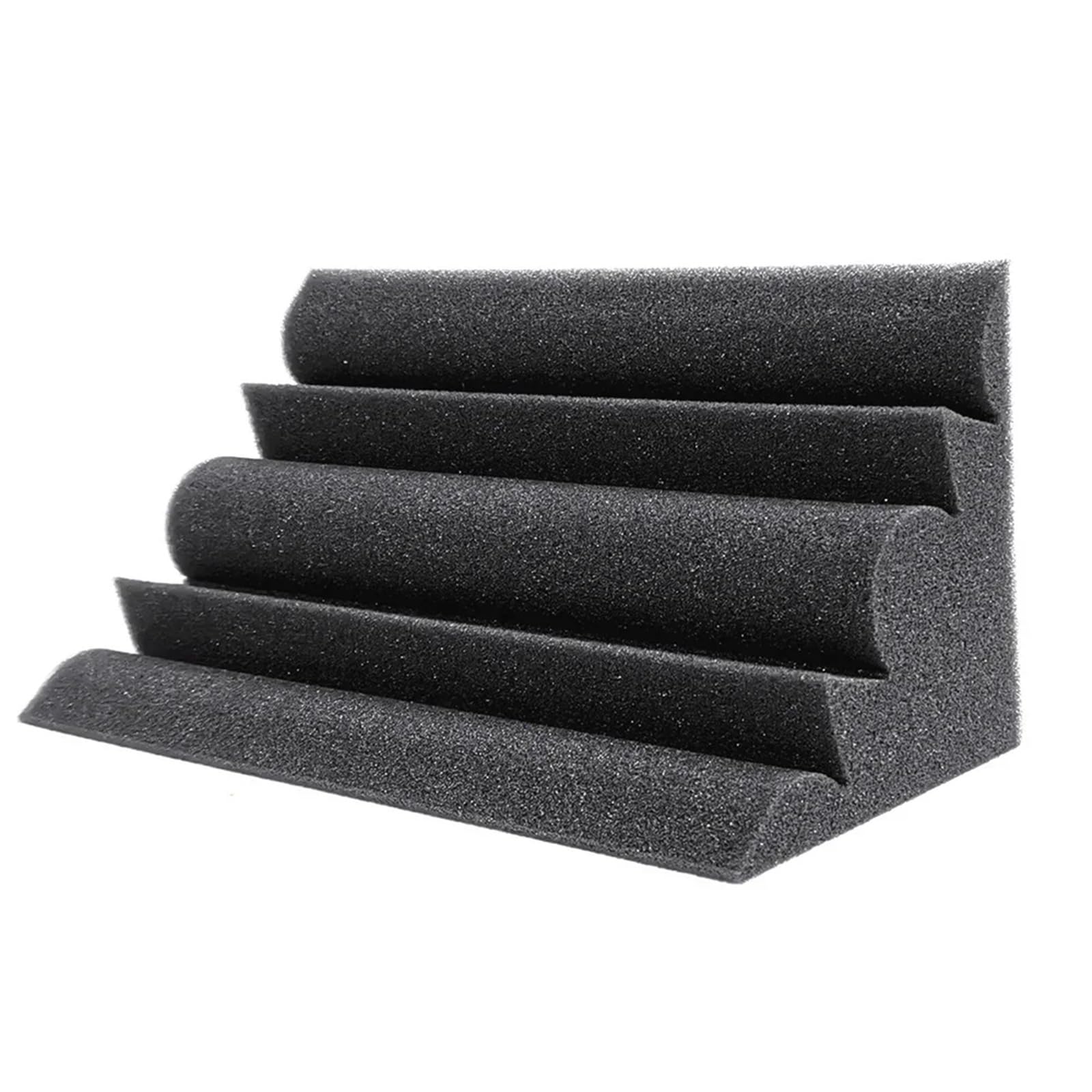 Sound Insulation Mats 12/24 Stück 12 x 12 x 24 cm Bassfallen Akustikschaumstoff Schalldichte Schaumstoffplatte Schallabsorptionsstudio-Eckschaum mit hoher Dichte(24Pcs)