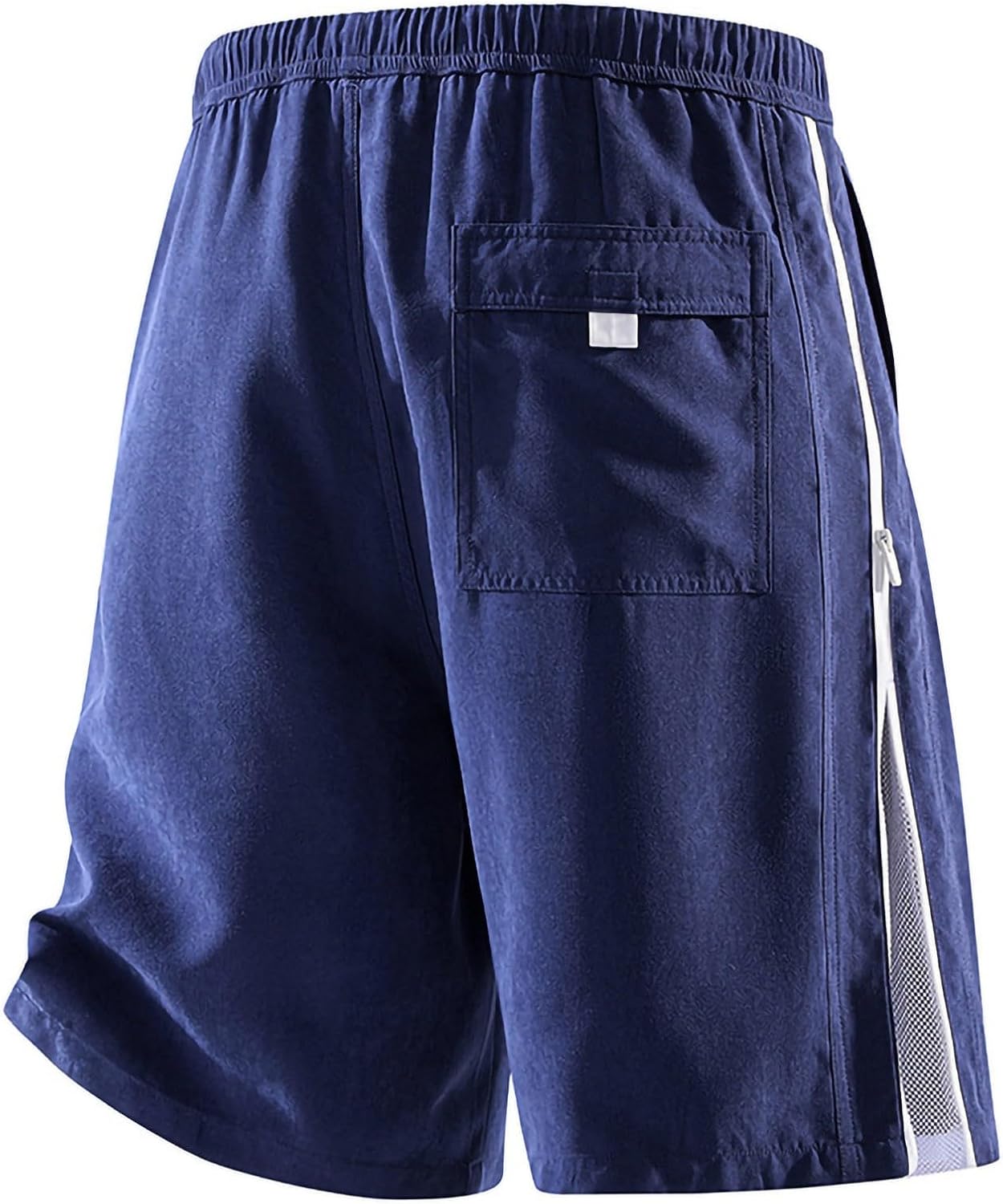 Men's Lightweight Quick Dry Shorts Elastic Waist Gym Basketball Training Shorts with Adjustable Drawstring