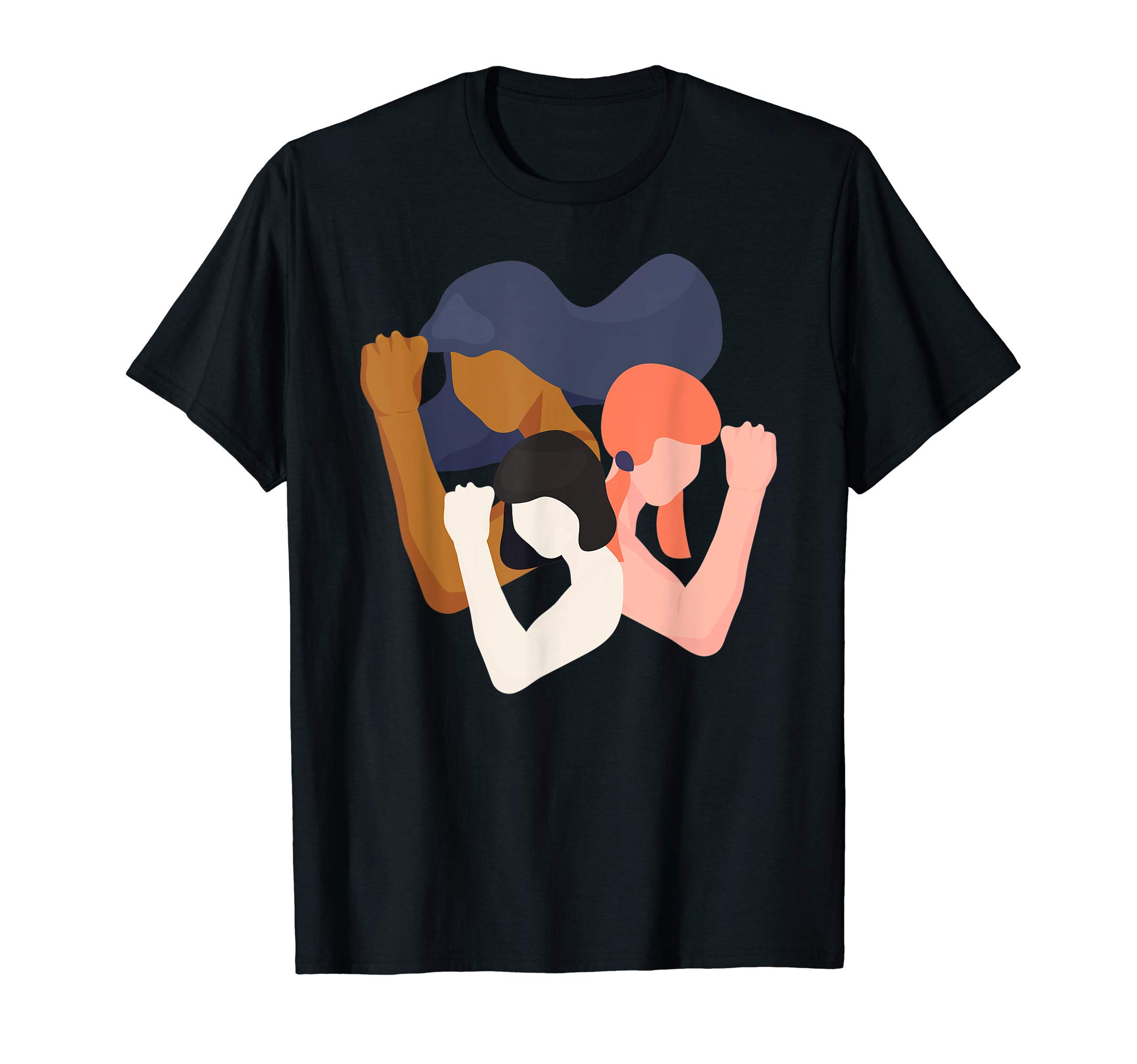 Amazing feminists ArtworksGirls and Women Unity Power in Diversity feminist T-Shirt