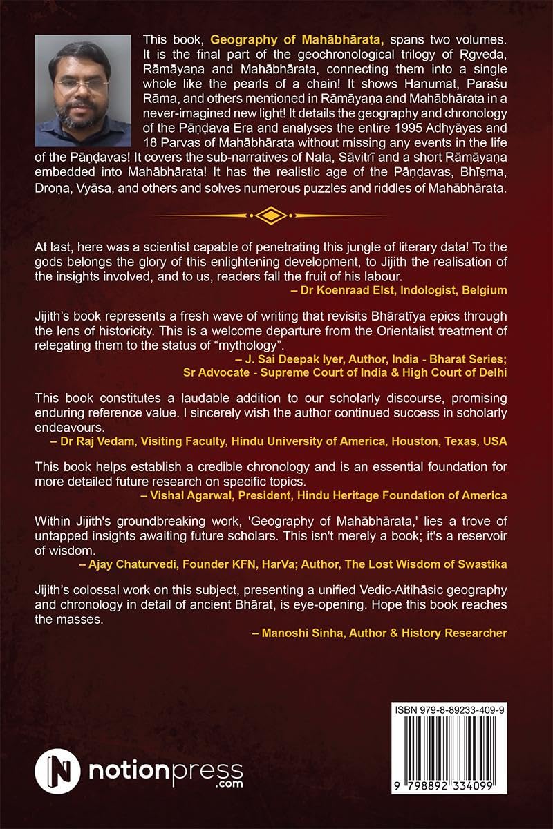 Geography of Mahabharata - Volume 1: A Geographical Journey into the Pandava-Era 1