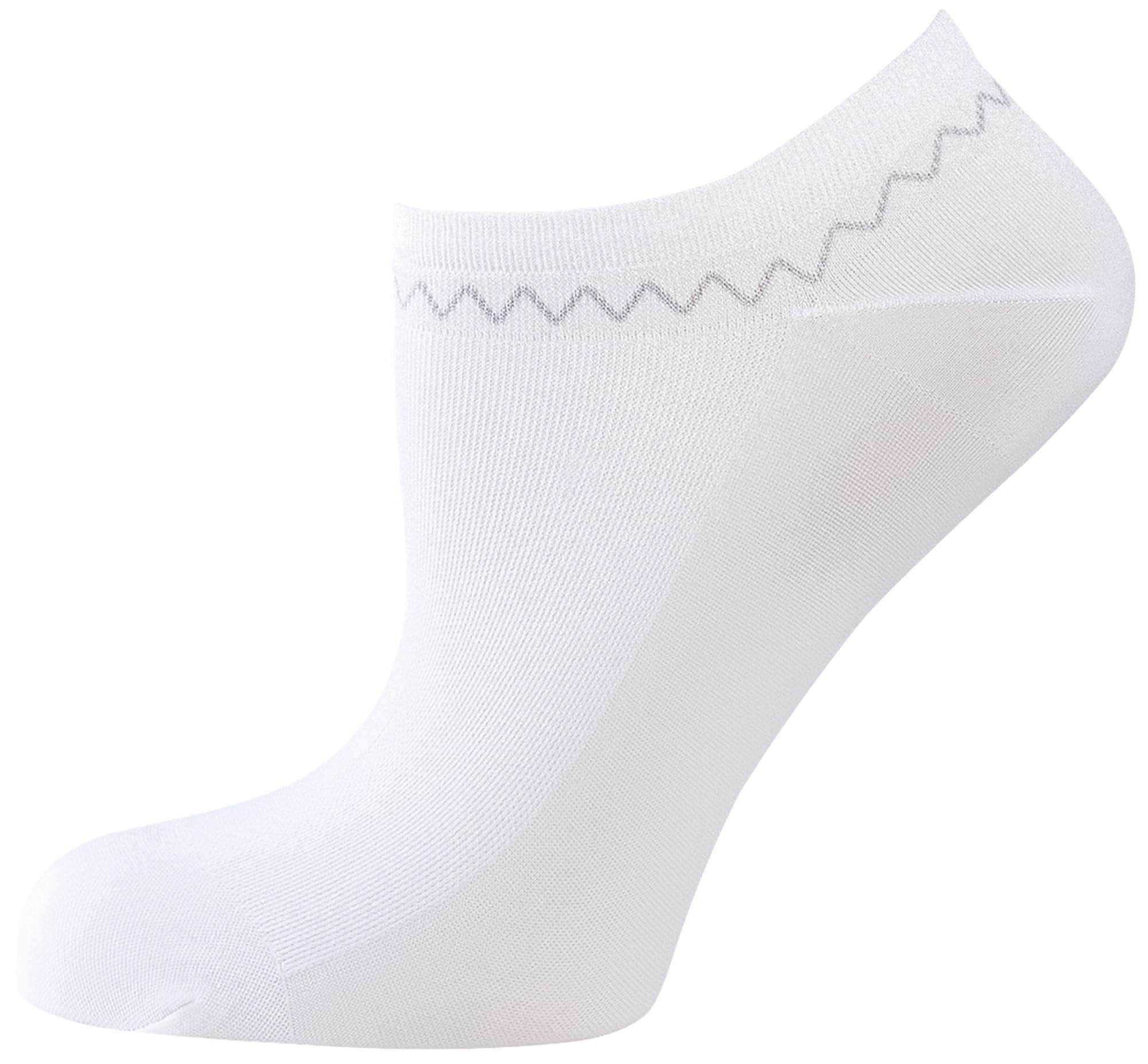 nur die Damen Feines Schuhsöckchen Füßlinge-Weiß (Weiß 30)-39-42-picture-28