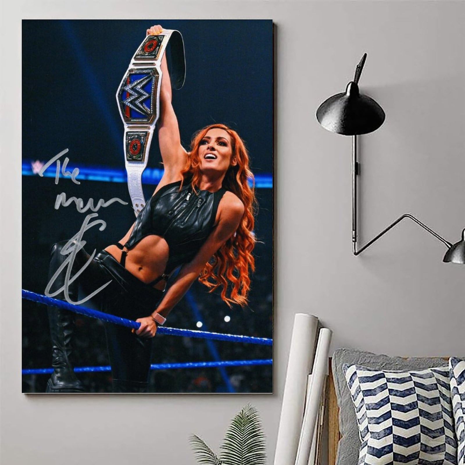 Amazon.com: CCYJHBPF Becky Lynch Autographed by Legendary Wrestler