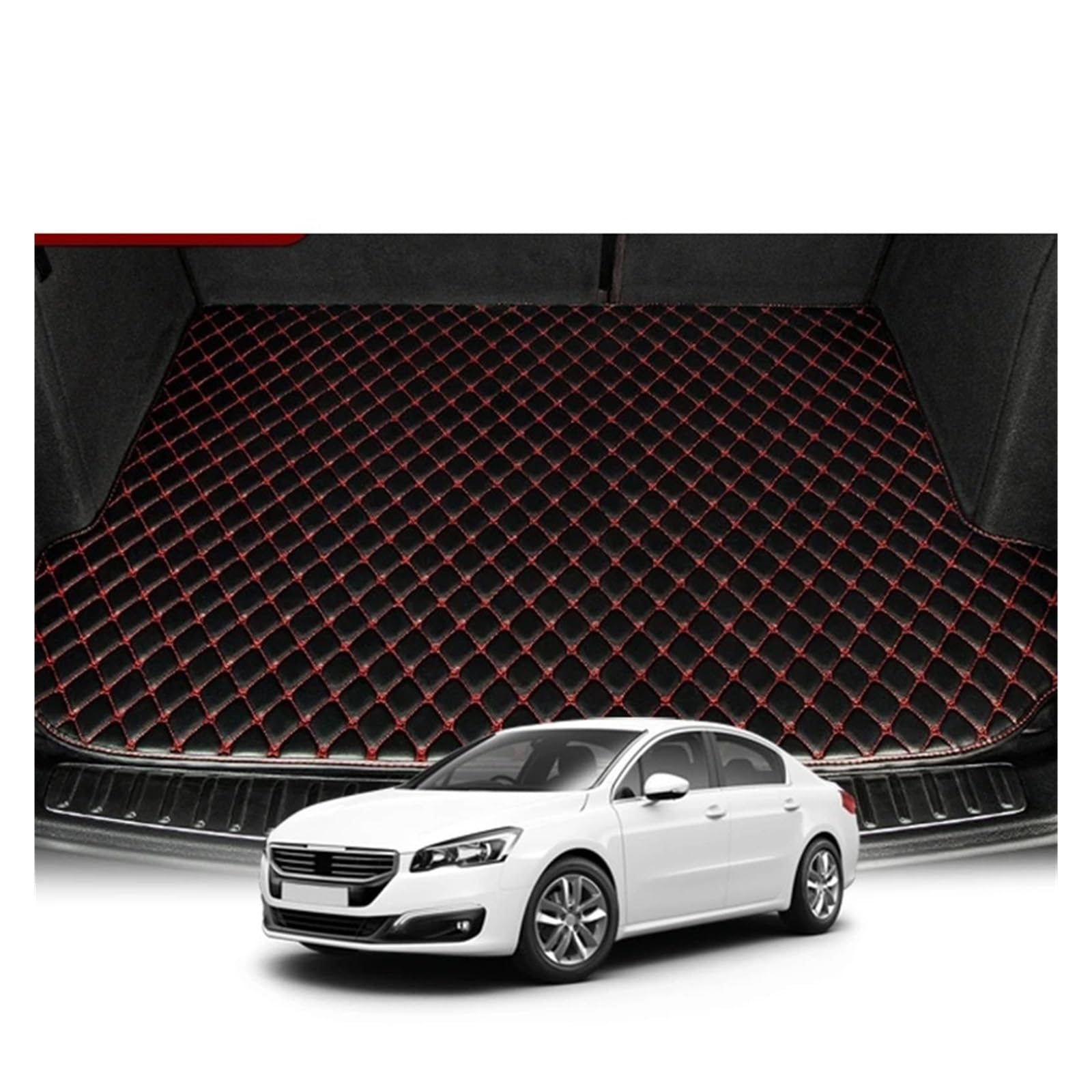 Revestimiento Maletero para Peugeot 508 2011-2017 Revestimiento De Maletero Almohadillas Carga Accesorios Productos Protección Alfombrillas Coche