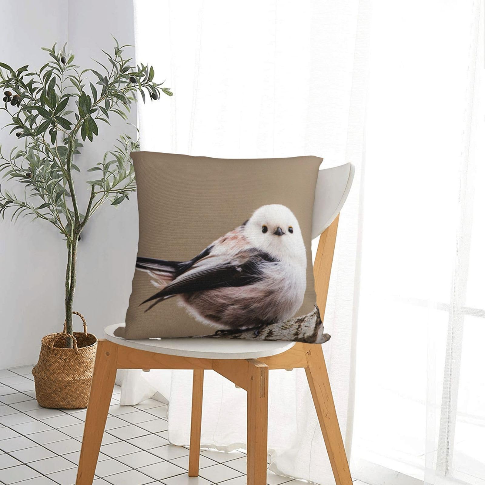 マルベリー　ホーム　木と鳥のデザイン クッションカバー 2個セット マルベリー ホーム 木と鳥のデザイン クッションカバー 2個セット