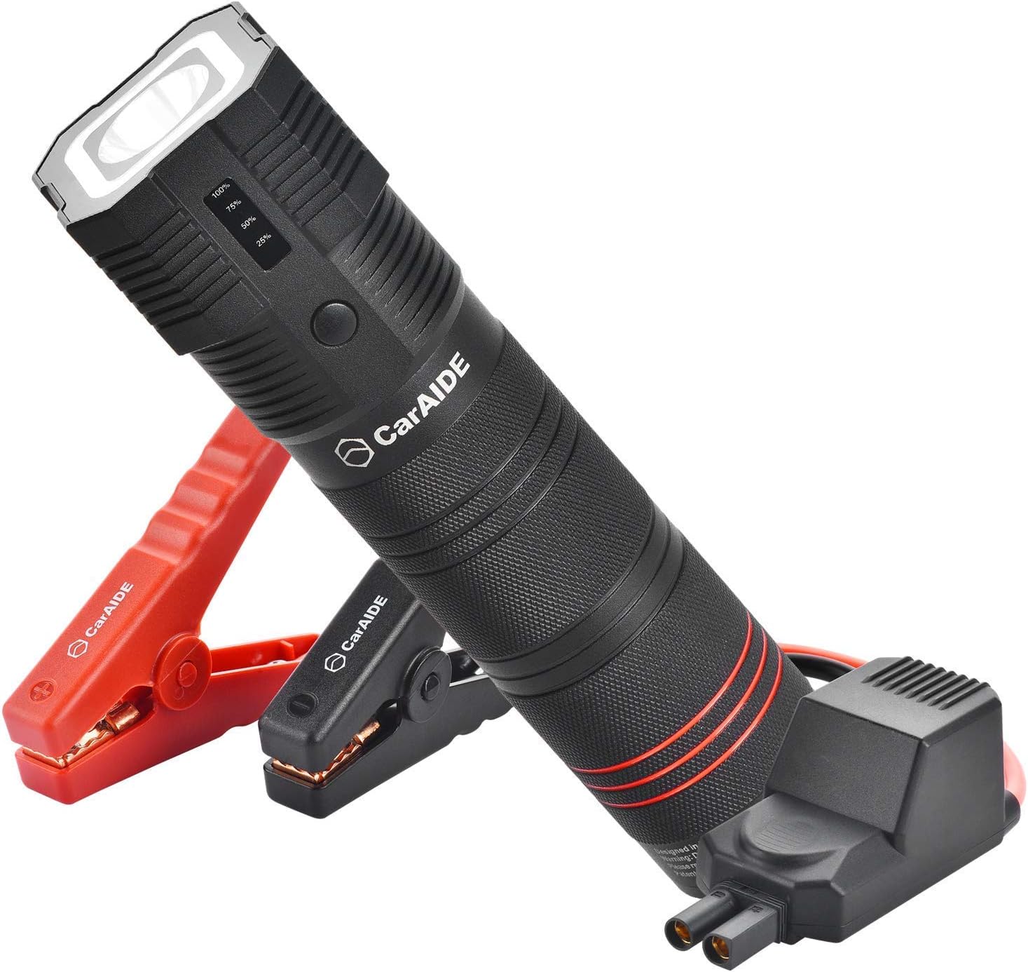 Super Safe Jump Starter(12V 1000A, up to 6.0L Gas, 4.0L Diesel Engine), Car Battery Booster, 18 in 1 Emergency Escape Multi-Tools, Window Breaker, Seat Belt Cutter, Alarm, SOS Flash