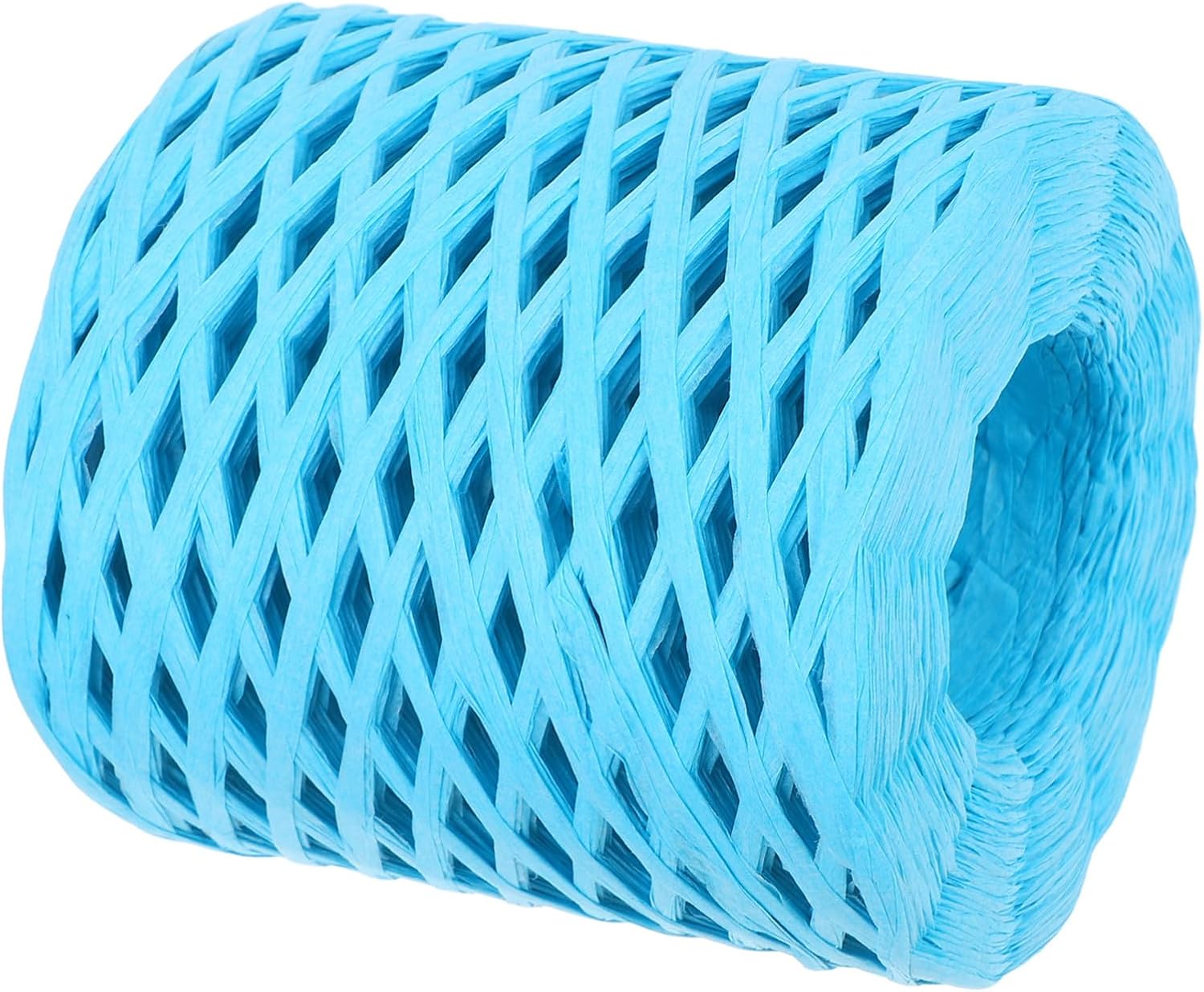 Cabilock Raffia Paper Rope and Craft Ribbon for DIY Wrapping and Flower Bouquet Decoration, Natural Paper Twine Roll for Handmade Packaging and Crafting
