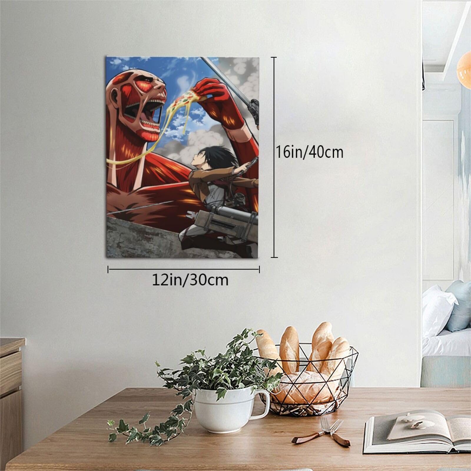 進撃の巨人 ポスター 額縁付き Anique on X: 