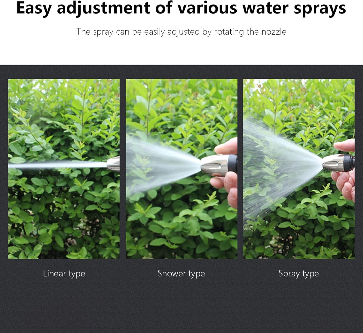 Aquoxis Pressure Washer, Powerful Outdoor Cleaner, 360° Rotating Nozzle with 3 Spray Modes, Compatible with 1/2" Garden Hose, Effortless Dirt & Stain Remover for Patio, Car & Garden Cleaning (3 PC)