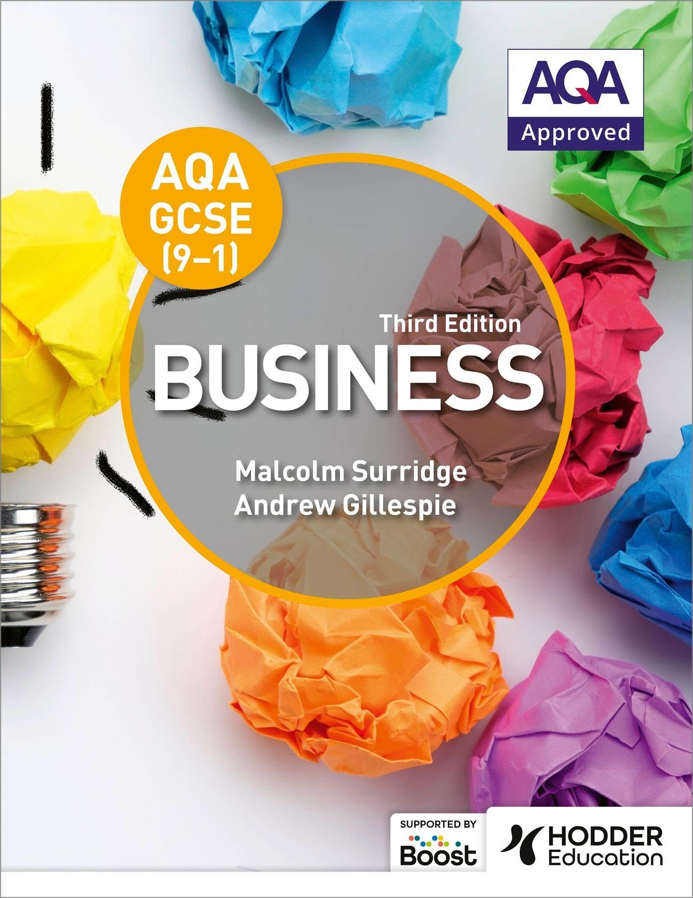 AQA GCSE 91 Business Third Edition by Andrew Gillespie PAPERBACK 9781398356313