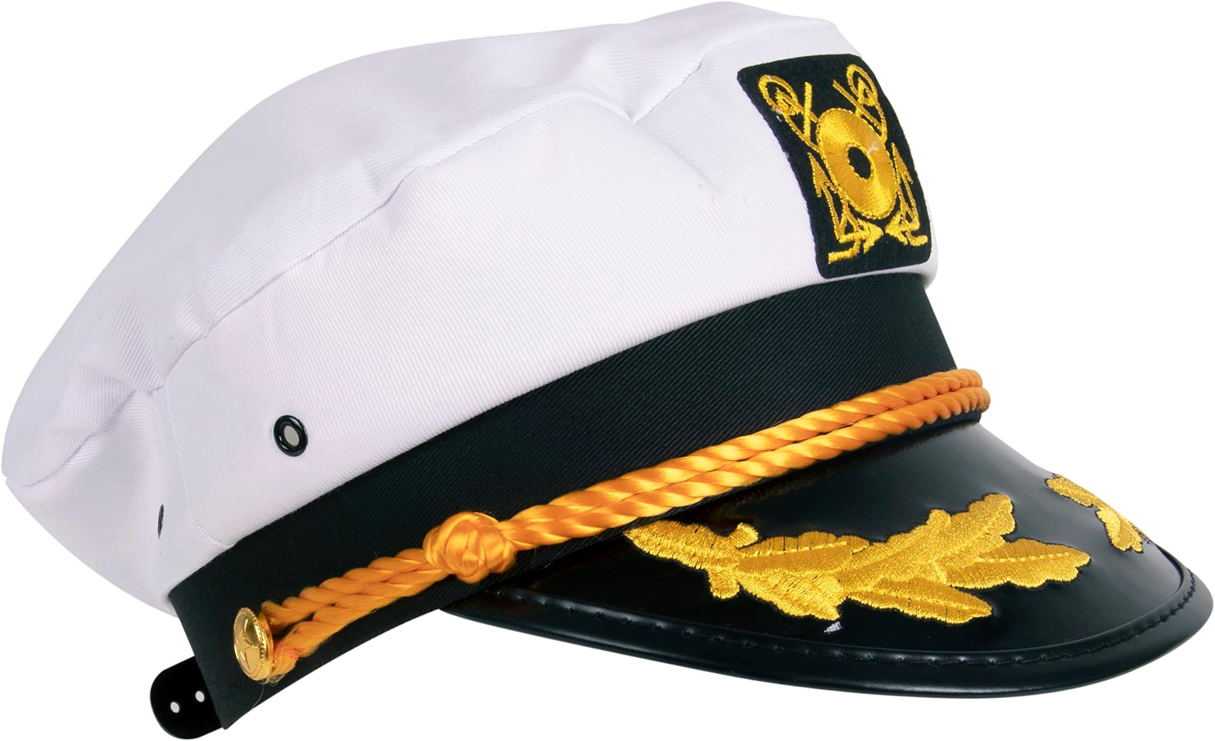 Kangaroo - Embroidered Navy Sailor Yacht Captains Hat for Men, Women and Kids, Adjustable Costume Hat Accessory - Stylish Boat Sailor Cap for Halloween, Cosplay, Themed Costume Parties
