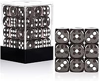 Vista 35 de 36 de paquete de dados de 12 mm de lado de 6 caras MINI, juego de dados de colores translúcidos, dados de 6 caras de colores estándar para Tenzi