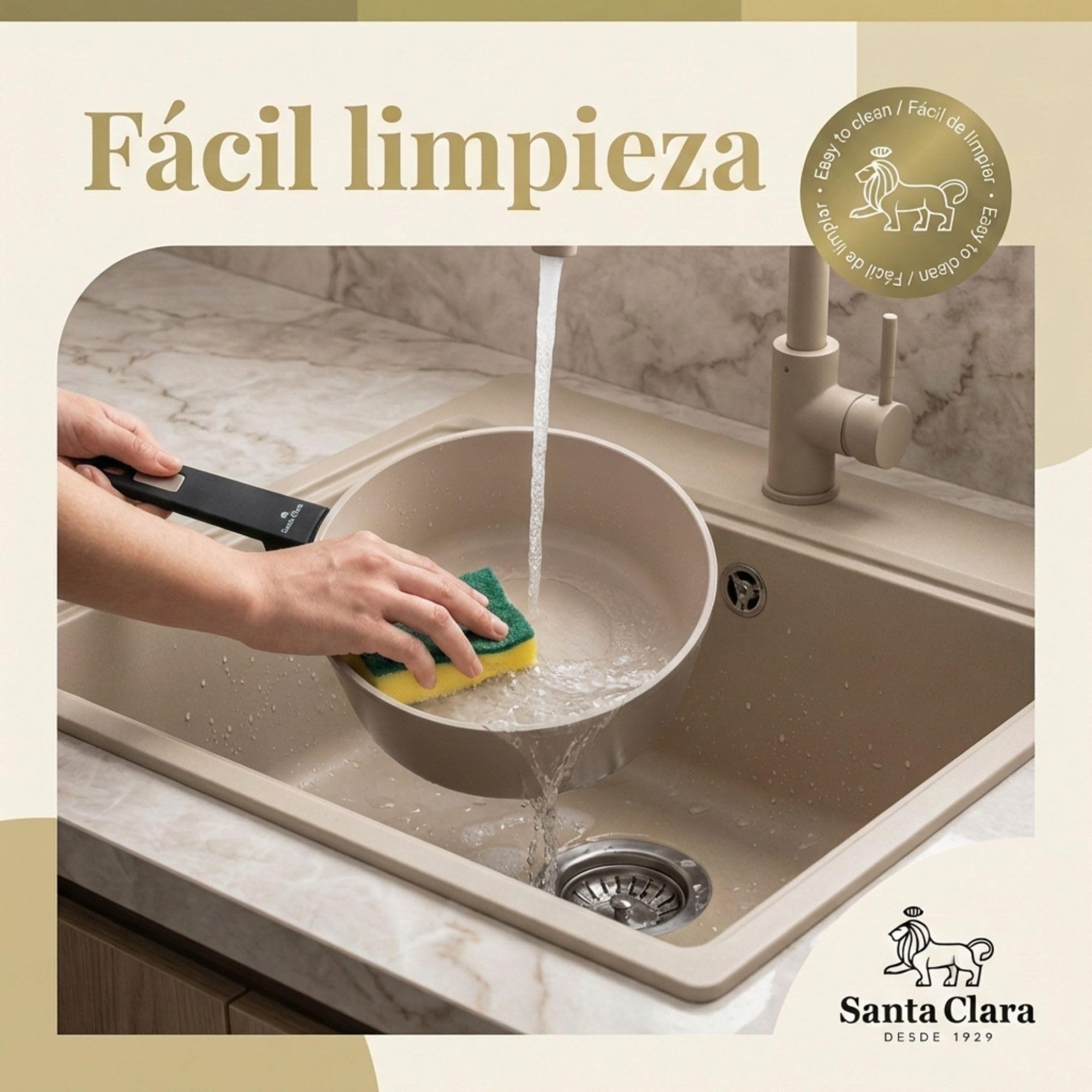 INDE SANTA CLARA | Cazo 16 cm Nordkitch aluminio forjado, cazo cocina antiadherente doble capa, full induction, apto para inducción, gas, vitro y eléctrica, ideal para salsas y calentar leche — view 3