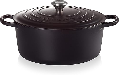 Miniatura 2 de Le Creuset Signature - Cacerola redonda de hierro fundido (11.8 in), color negro mate