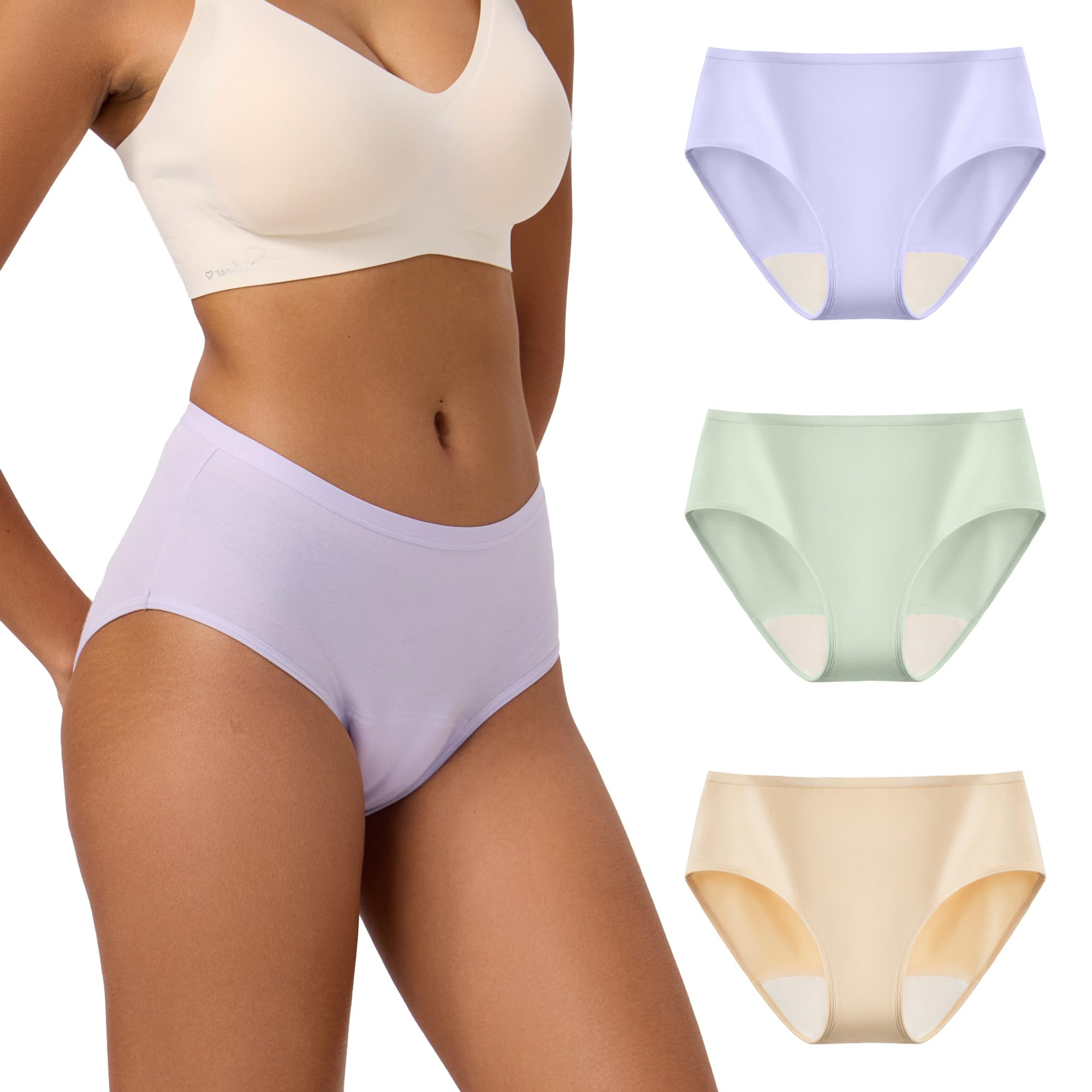 BATTEWA Mid-Waist 3-Pack