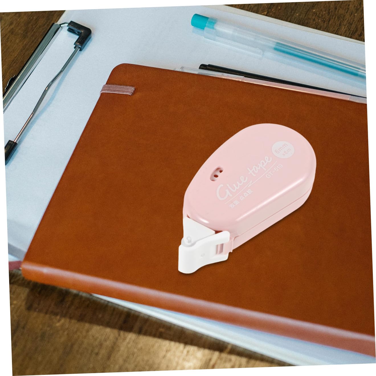 VILLCASE 16piezas Cinta Adhesiva Doble Cara Rodillo Adhesivo Transparente De Alta Resistencia para Manualidades y Tarjetas Sin Marcas Ni Residuos De