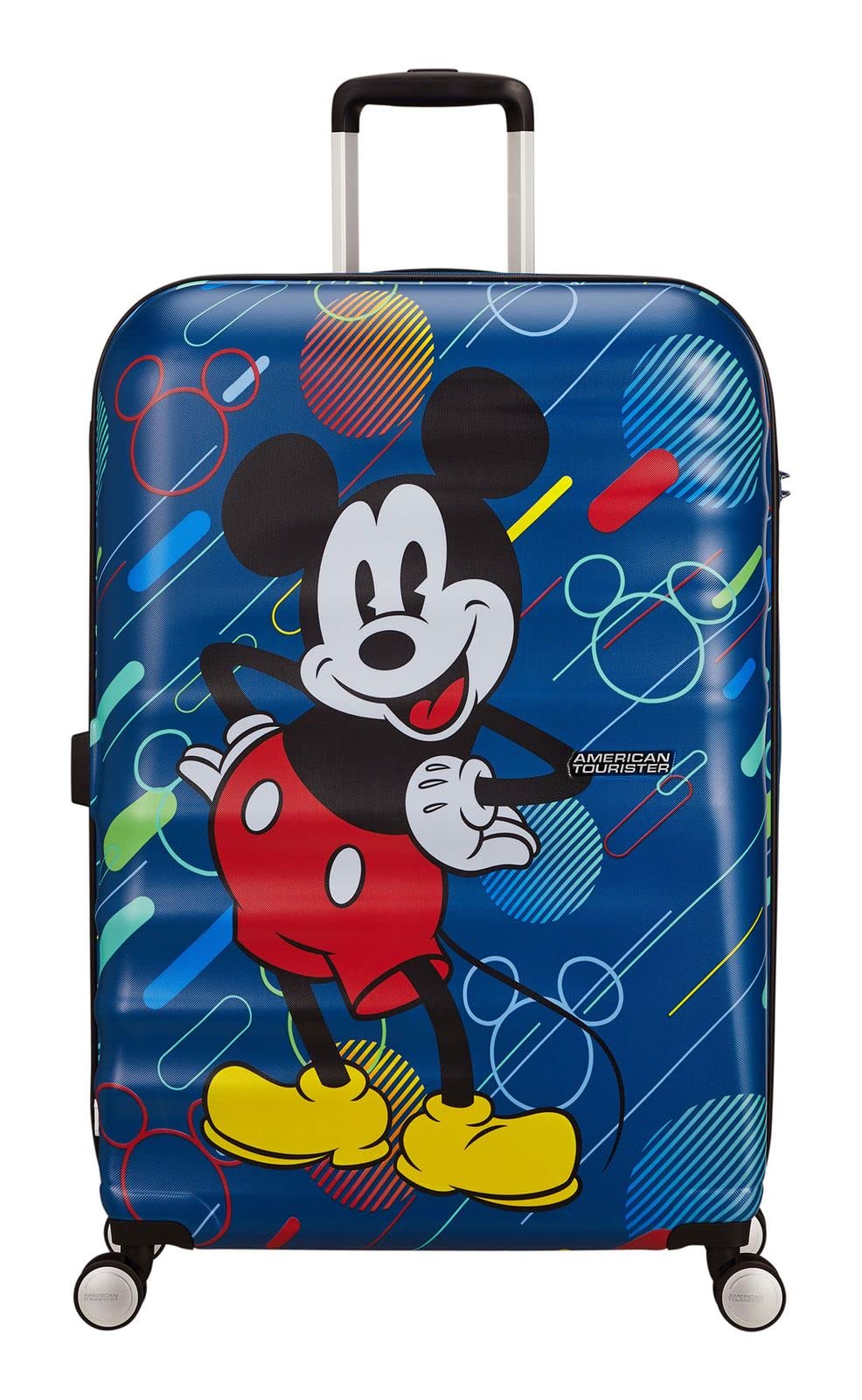 American Tourister Wavebreaker Disney - Spinner L, bagaglio per bambini, 77 cm, 96 L, multicolore (Mickey Future Pop)
