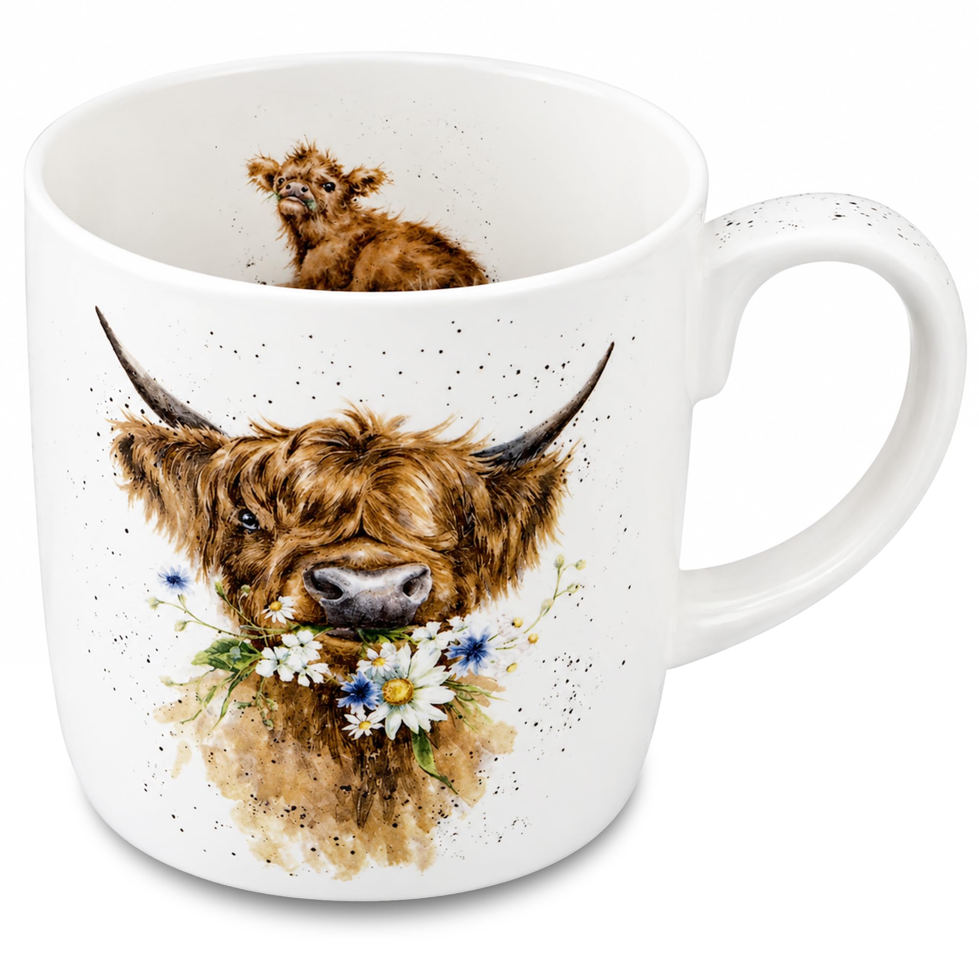 Amazon.com | Royal Worcester Wrendale Designs Mug, 14 Oz - Daisy