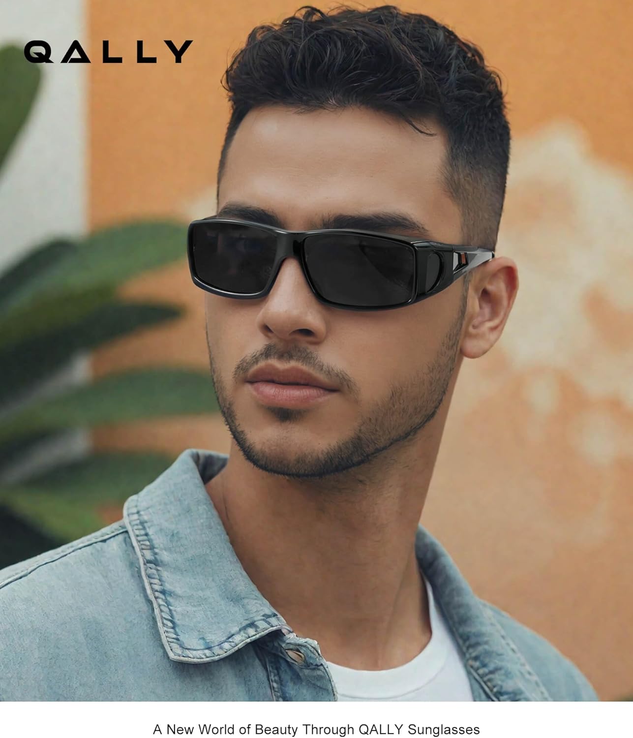 Night Vision Glasses, Fit Over Glasses Mens Womens, Wrap Around Anti Glare HD Night Vision Lens for Night Driving - Image 2